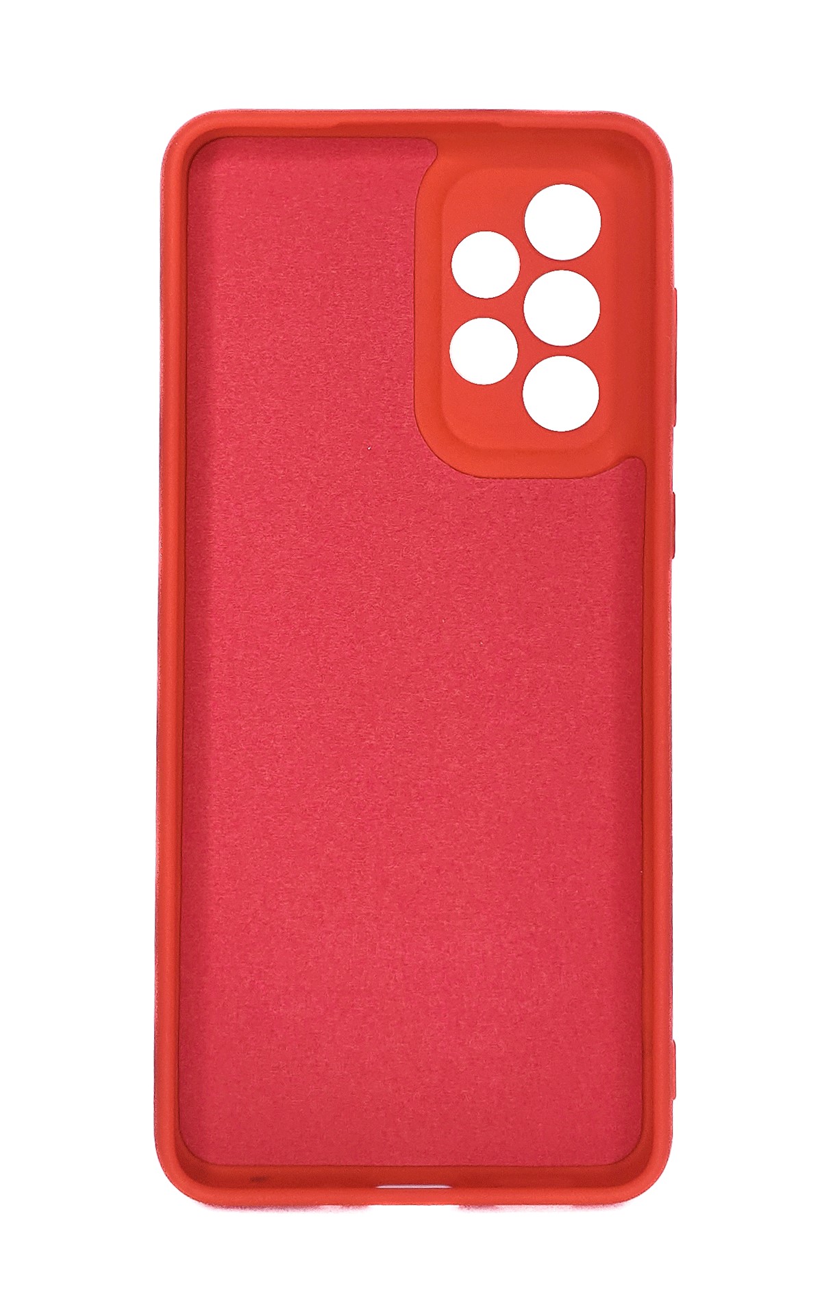 Protectores para celular  para Samsung  A52 / A52s 5G Funda de silicona con felpa Rojo
